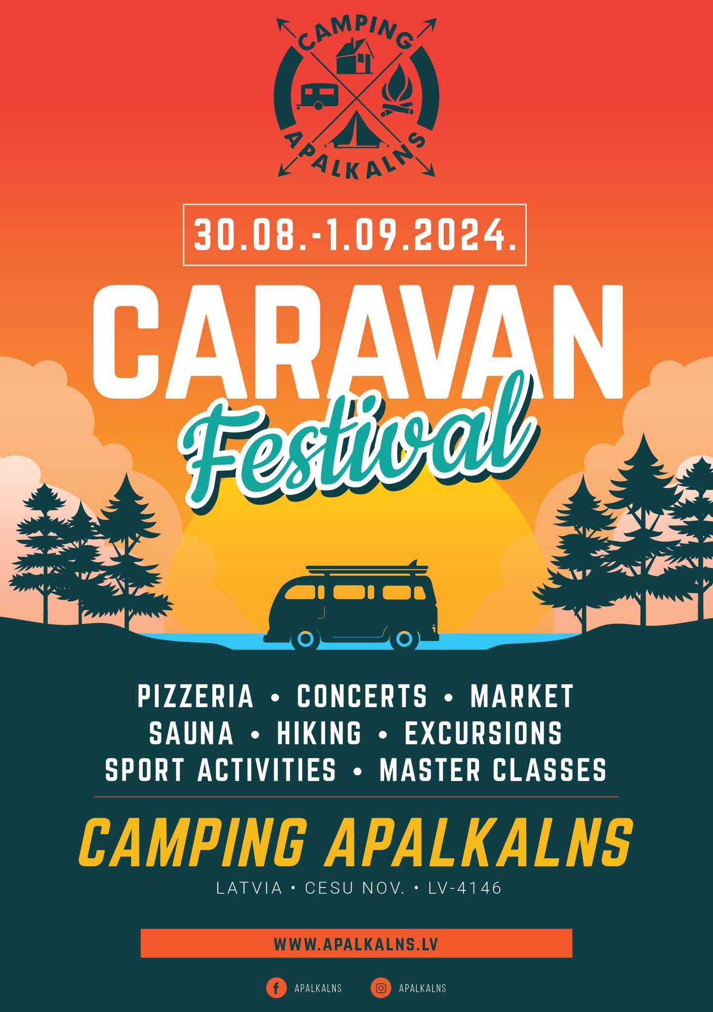 SUVELÕPUREIS: Eesti Karavan x Apaļkalns Caravan Festival 29.08. – 1.09.2024
