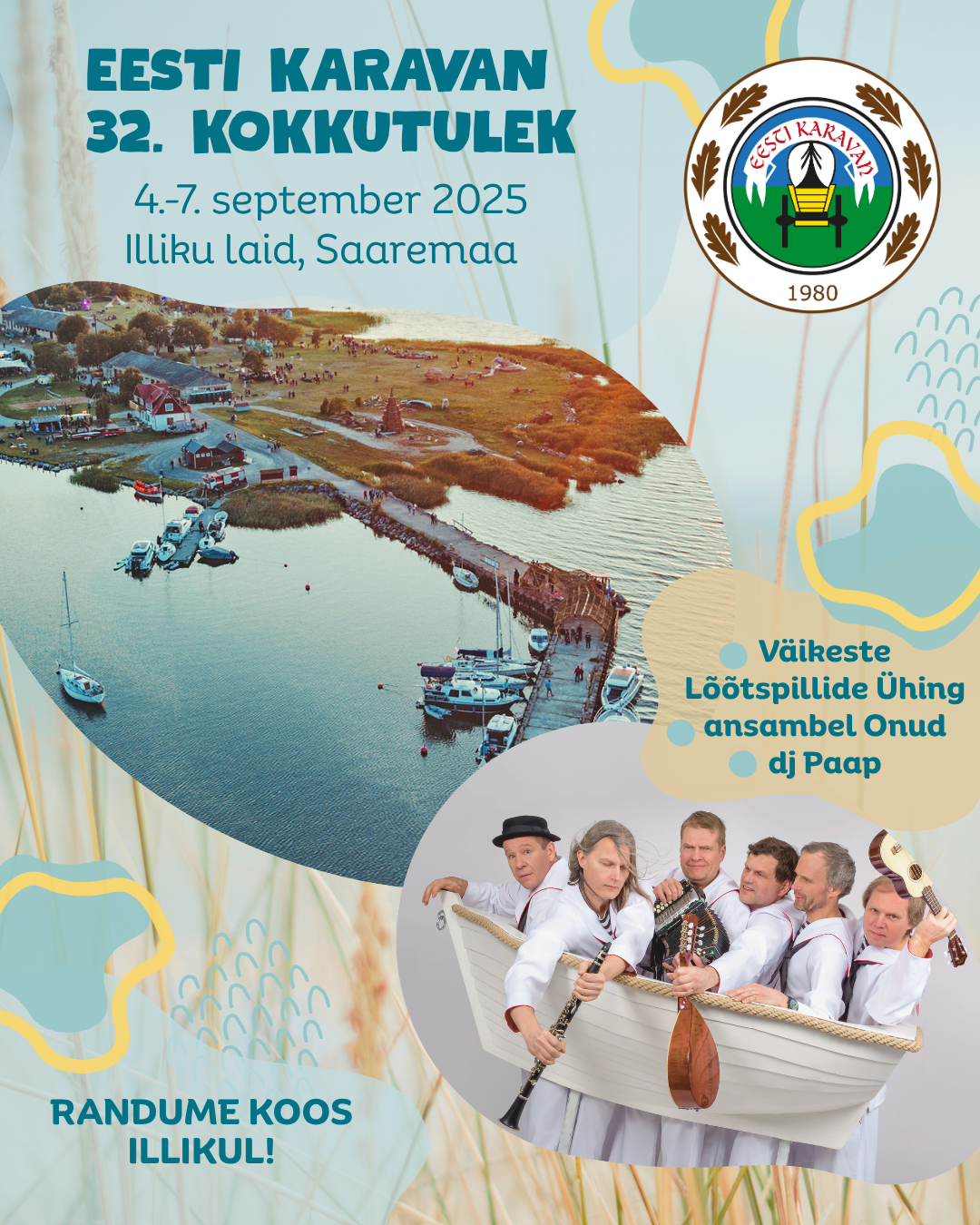 Eesti Karavan 32. kokkutulek Illiku laid 4.–7. september 2025