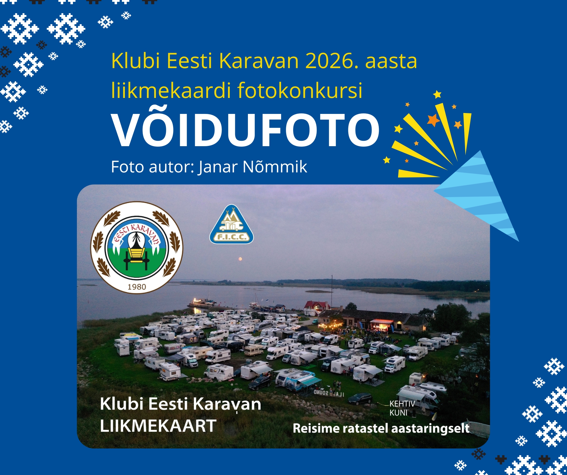 Klubi Eesti Karavan 2026.a liikmekaardi FOTOKONKURSS